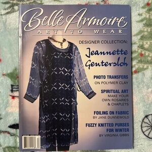 Belle Armoire Art to Wear Magazine Winter 2003